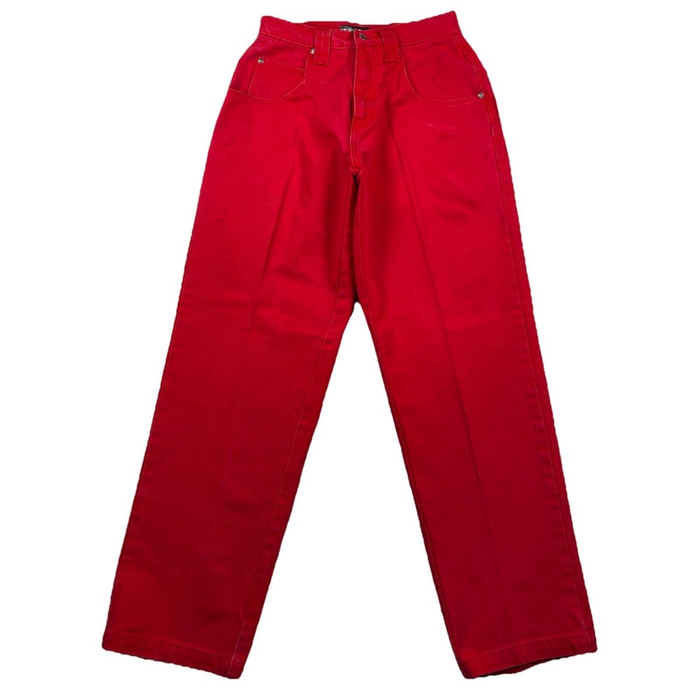 Vintage Southpole Gear Red Denim Jeans Men's 29 (Actual 28x31) Y2K